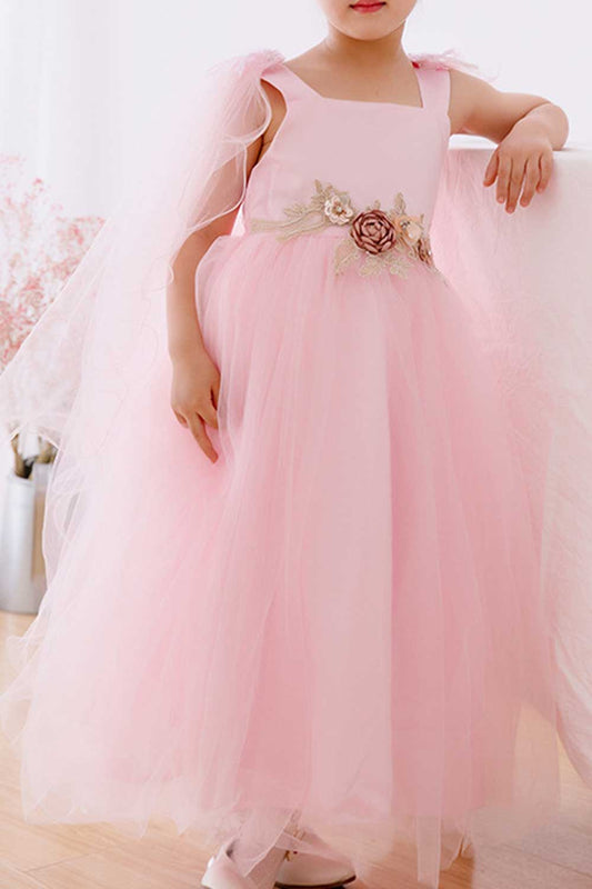 Kid Girl Beautiful Princess Style Party Dress - C3957JPKGD