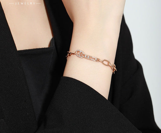 Jewelry ins niche design simple bracelet cool style fashionable commuter bracelet