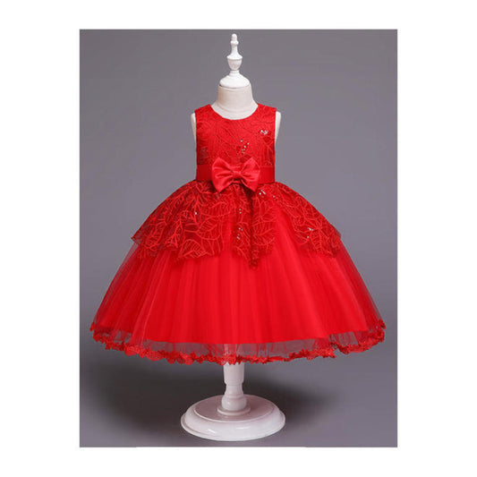 Ketty More Toddler Girl Lovely Embroidered Ball Gown Dress-BTGDC40001