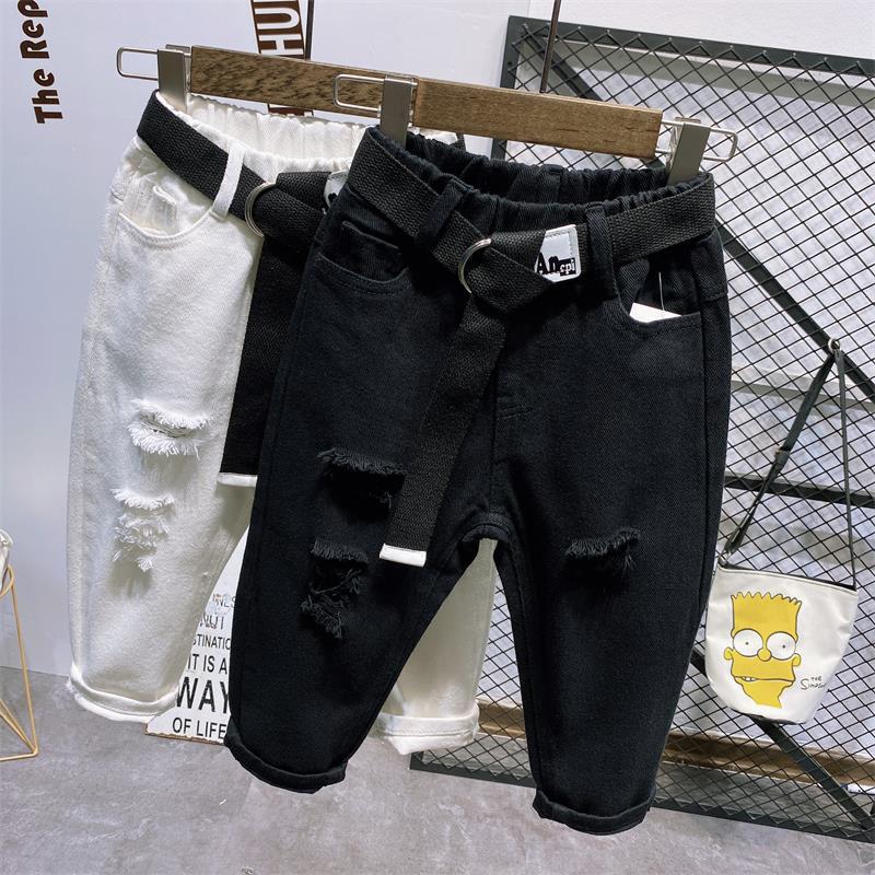 Kids Boys New Style Denim White Kids Jeans - BJN0104