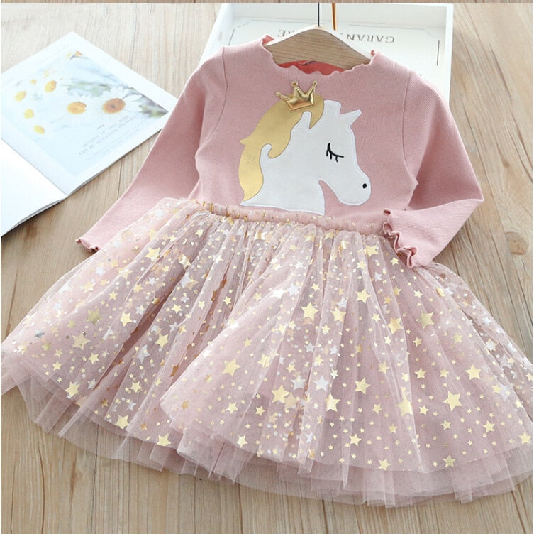 Toddler Kids Dress For Girls Children Birthday Party Halloween Christmas Costume 2 to 7 Y - KGD8323