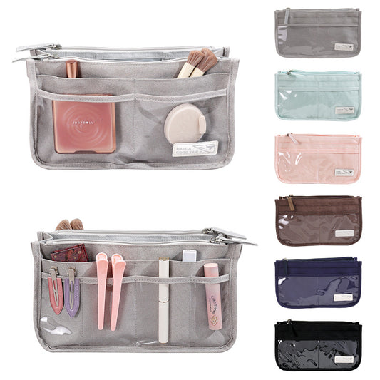 New hand-held cosmetic bag small multi-functional handbag medium bag travel makeup and toiletries storage bag
