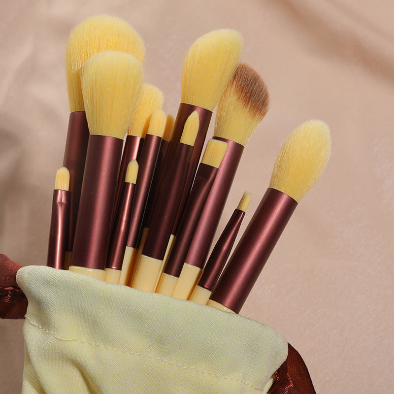 13 makeup brush set eye shadow contouring brush complete set of beauty tools