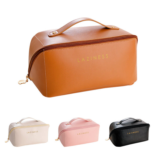 Fashion cosmetic bag ins style PU cosmetic storage bag waterproof travel portable toiletry bag