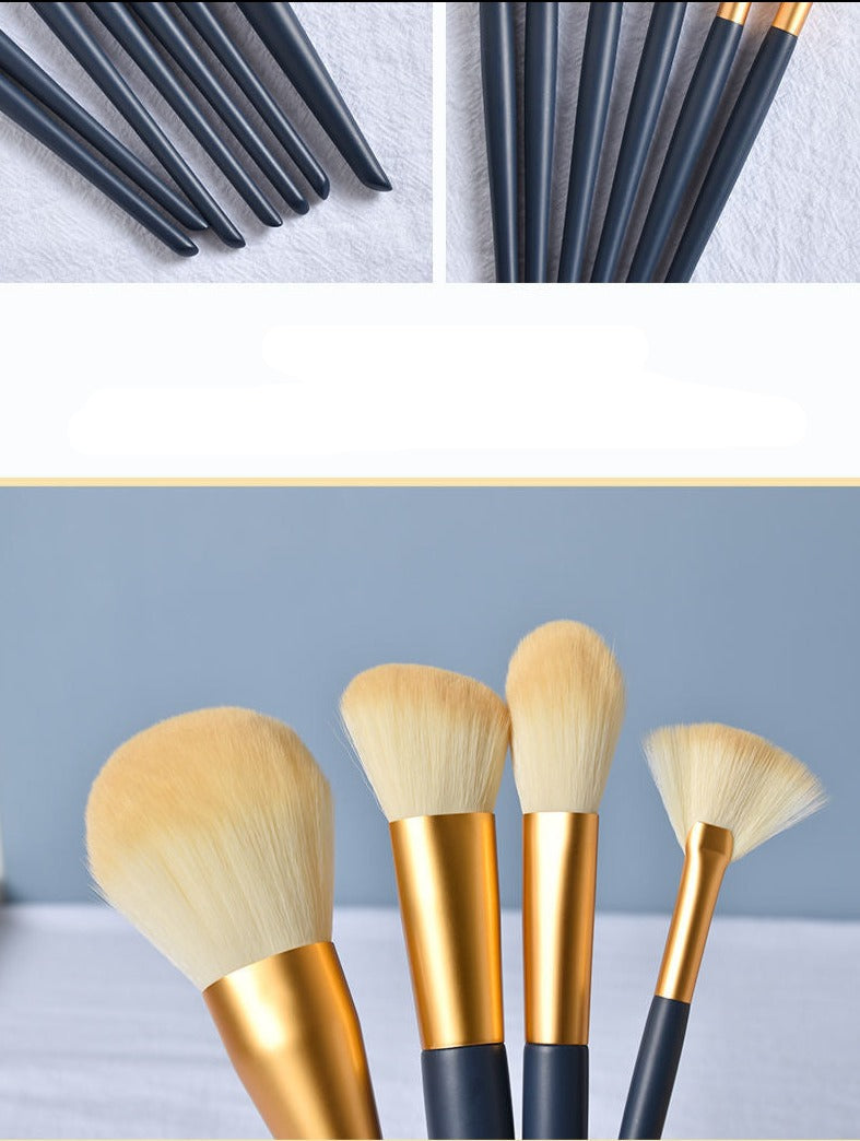 12-piece Grape Star Makeup Brush Soft-bristled Set Eyeshadow Blush Loose Powder Brush Highlight Brush Foundation Brush Set