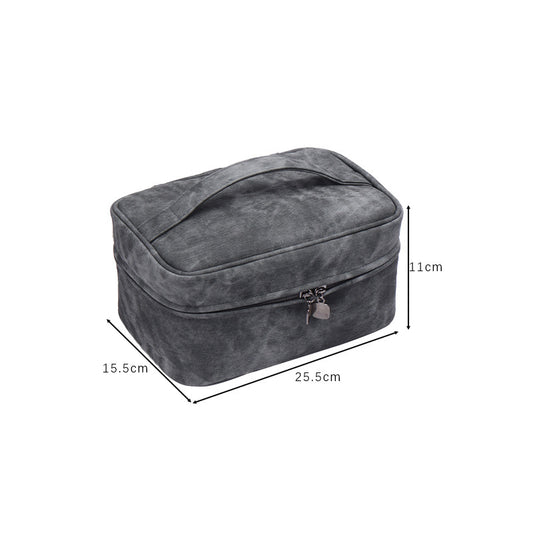 Multifunctional cosmetic bag, large capacity, high-end sense, ins-style travel, high-looking, portable toiletry cosmetics storage bag