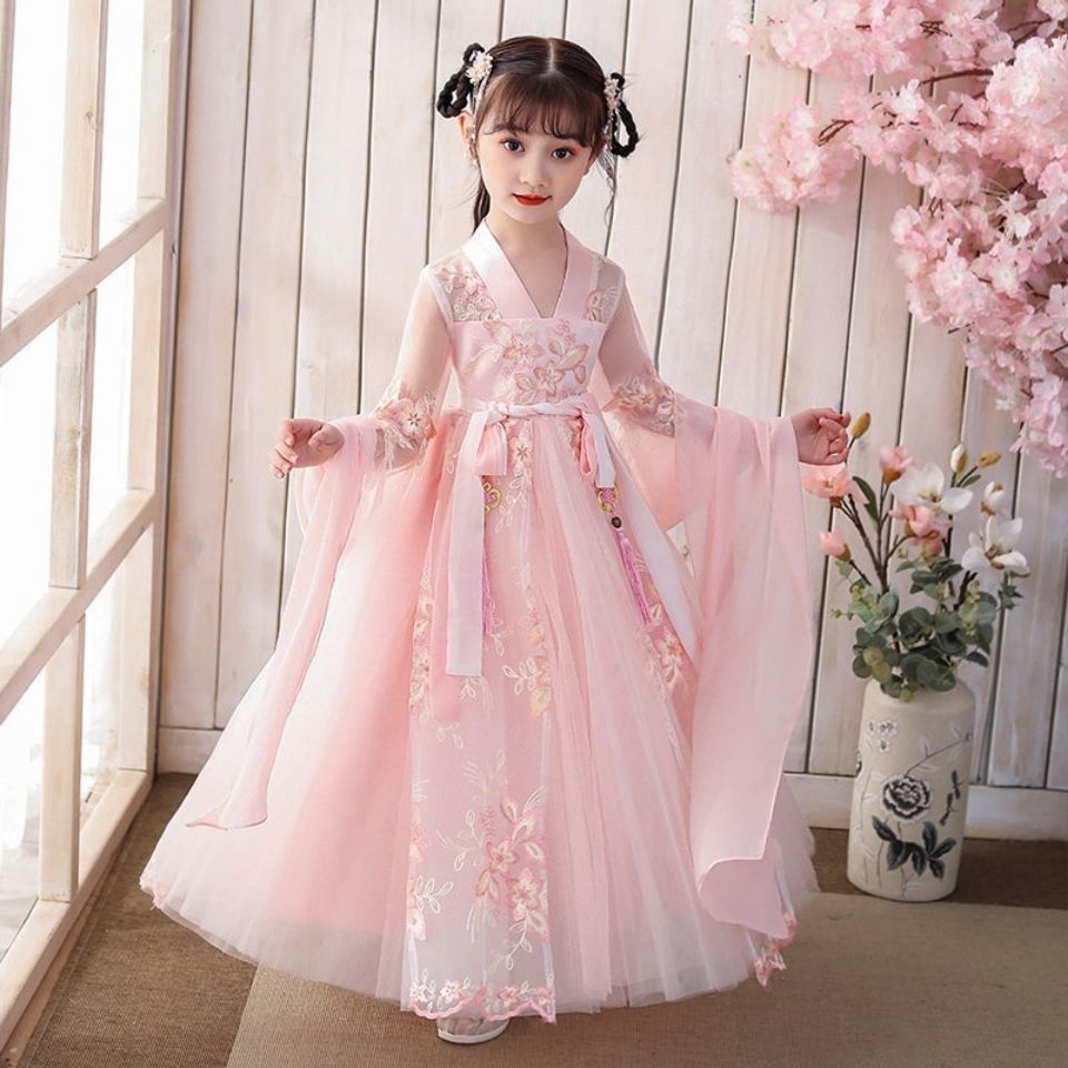 Kids Girls embroidered dress princess dress - KGD8352