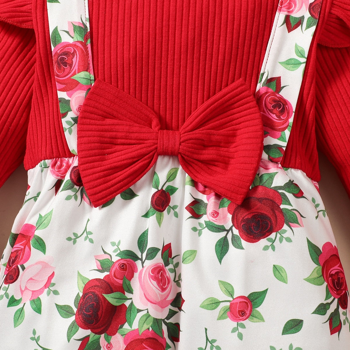 Newborn Rompers Baby Girl Spring Autumn Infant Long-sleeve Floral Printing Jumpsuit - BTGR8434