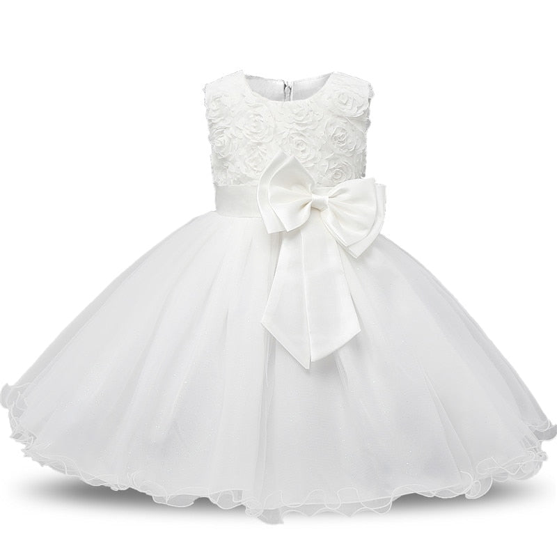 Kids Girl Flower 3-8 Years Outfits Girls First Communion Dresses Girl Kids Party Dress - KGD8328