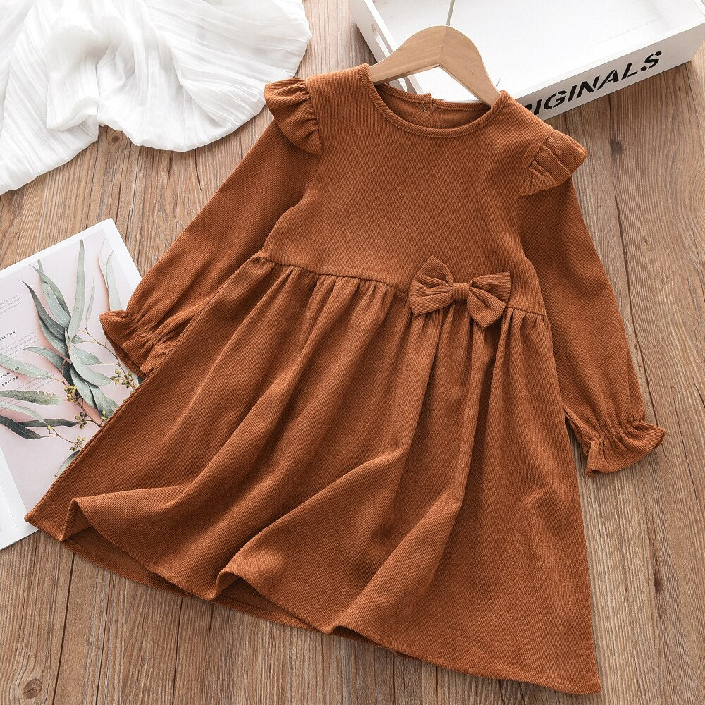 Toddler Girls Dresses Baby Clothes Long Sleeve Dresses