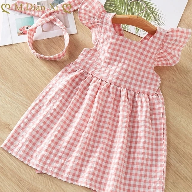 Spring New Baby Born Girl Clothes Lace Princess Dress - BTGD8486