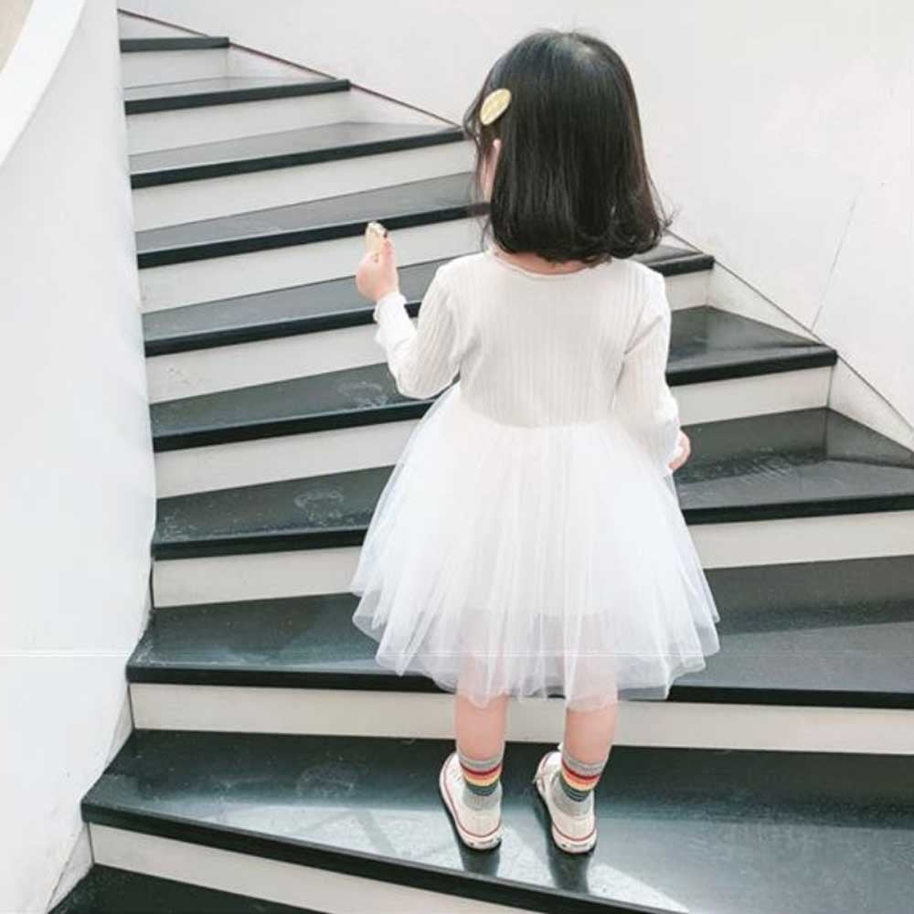 Baby Girls Toddler Princess Cotton Dress 1 To 6 Yrs Children's Clothing - BTGD8510