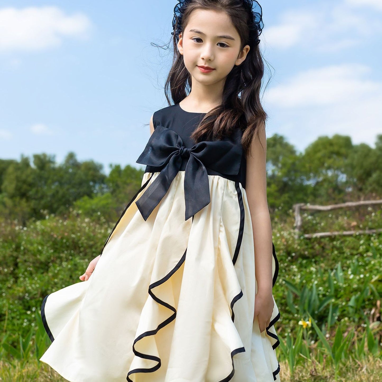 Baby Girls Summer Elegant Fashion Cute Party Dress - BTGD8492