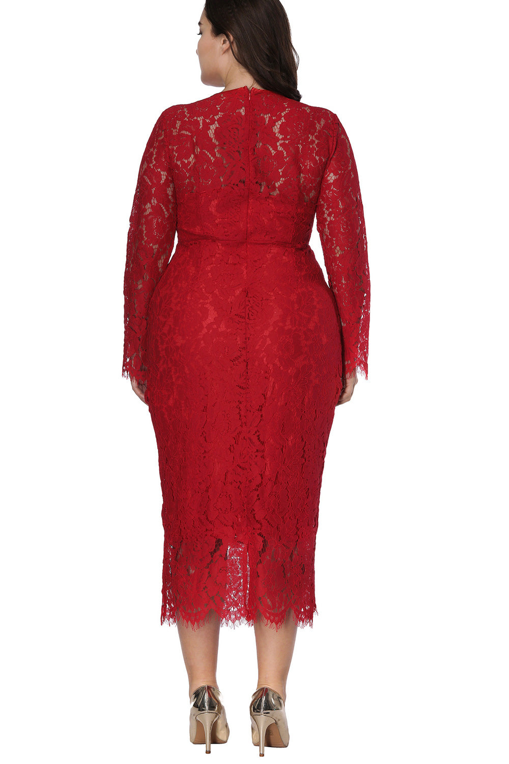 Ketty More Women Plus Size Elegant Style Party Dress-KMWD124