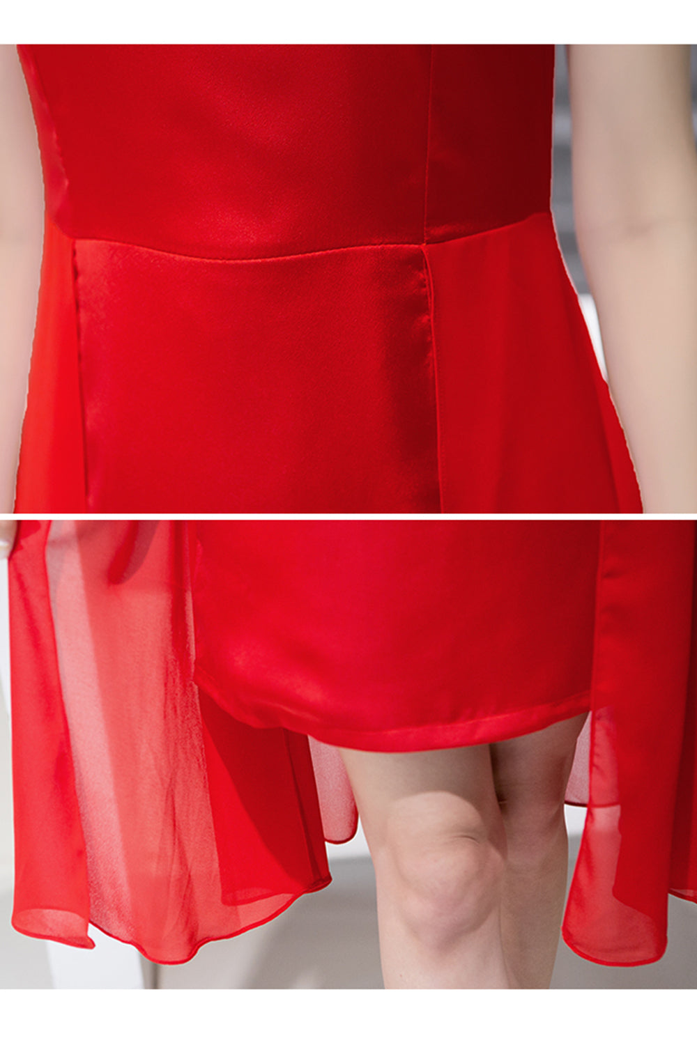 Ketty More Women Fashion Solid Color Irregular Skirt Dress-KMWD463
