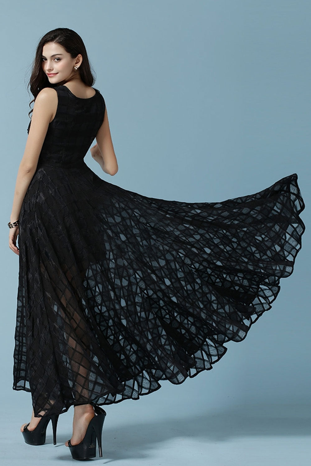 Ketty More Women's Sleeves New Fashion Jacquard Dress-KMWD213