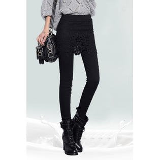 Ketty More Women Attached Lace Skirt Stylish Legging-C1031ZWLG