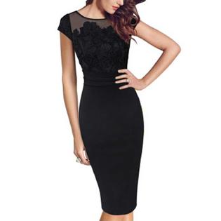 Ketty More Celebrity Dresses Michelle Keegan Dress Models Dresses Decorated With Lace Shoulder Bust Black-KMWD031
