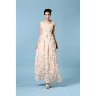 Ketty More Women's Stereo Flowers Designed Long Length Dress -KMWD236