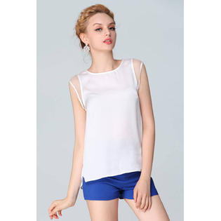 Ketty More Women Solid Colored Elegant Sleeveless Lightweight Soft Breathable Summer Top-KMWSB718