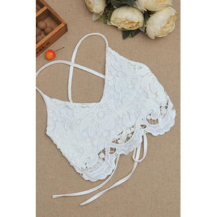 Ketty More Women Bralette Lace Decorated Crop Top-KMWSB749